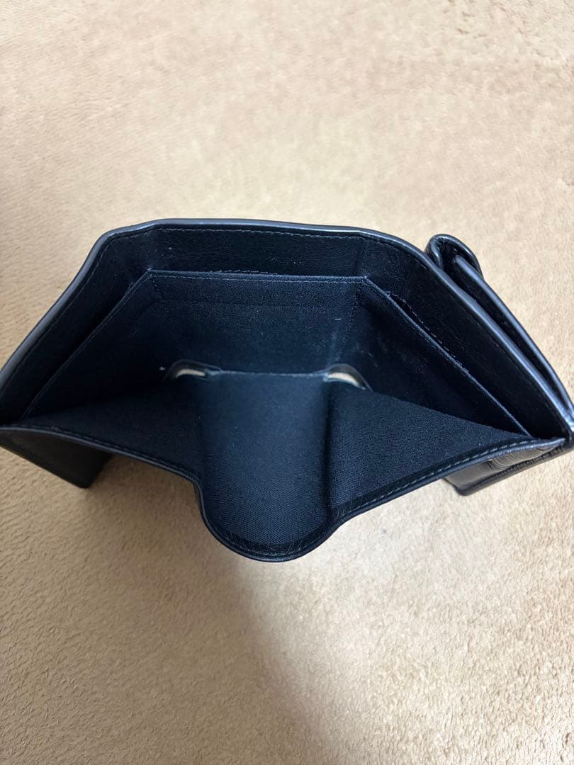 BALENCIAGA ブラック 三つ折り財布