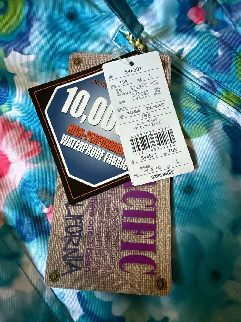 新品 Ocean Pacific花柄 ウェア サイズL