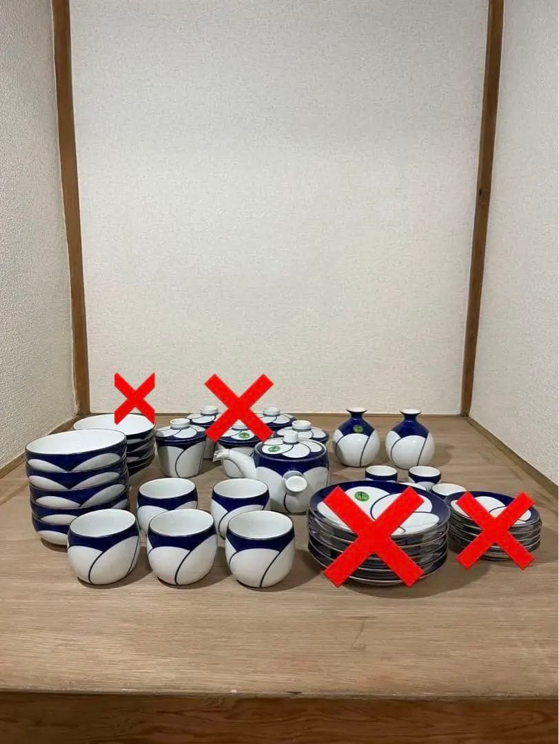 希少　白山陶器　ねじり梅　食器セット