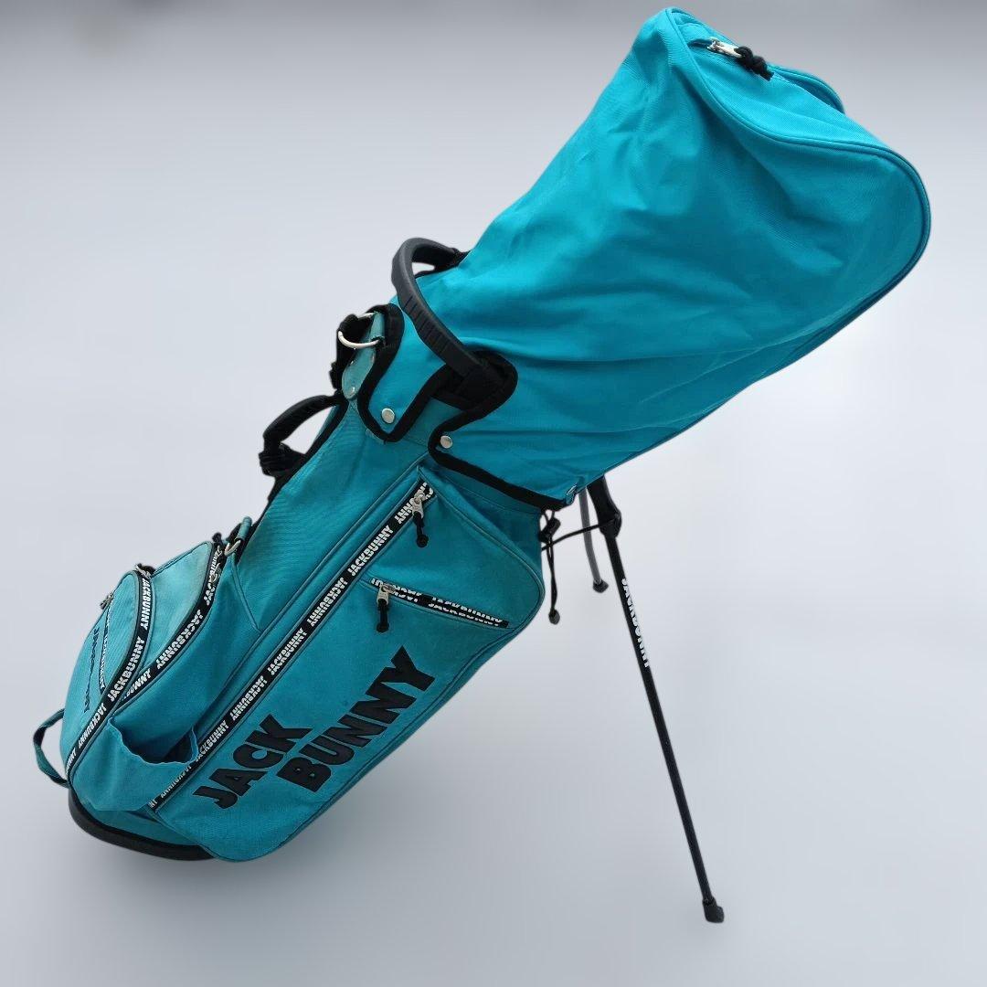 ジョニー　JACK BUNNY ターコイズ キャディバッグ
