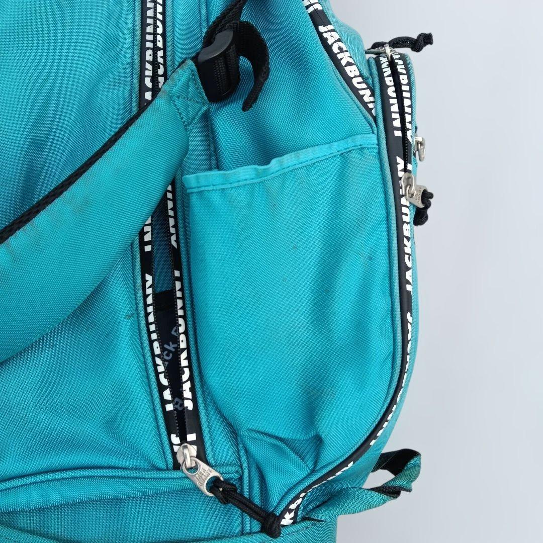 ジョニー　JACK BUNNY ターコイズ キャディバッグ