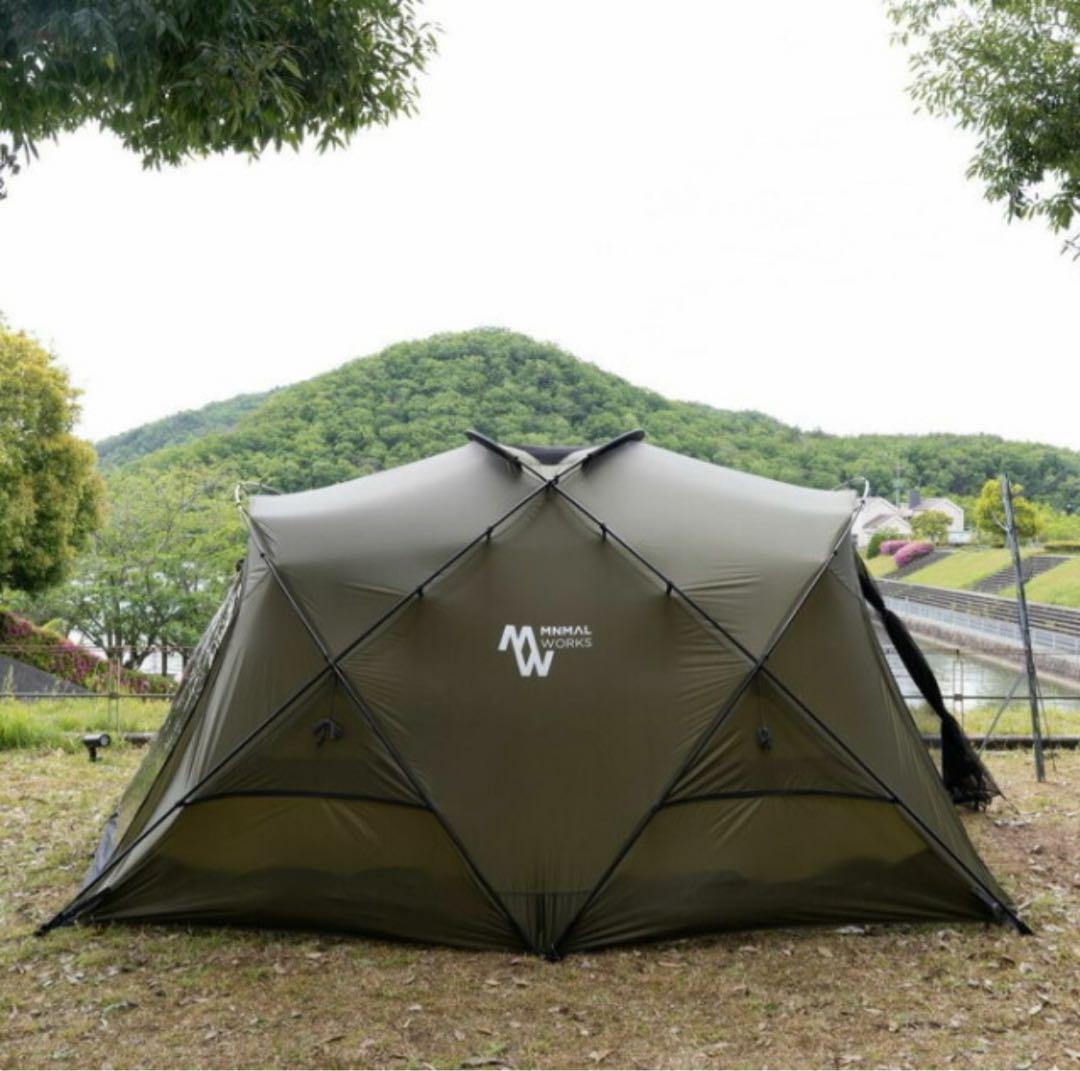 MINIMAL WORKS shelterg シェルターgオリーブ メッシュ付き