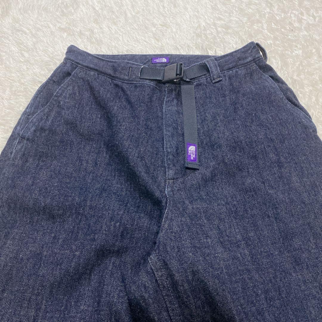 ザ ノースフェイス　パープルレーベル／デニムワイドテーパード　WS　インディゴ