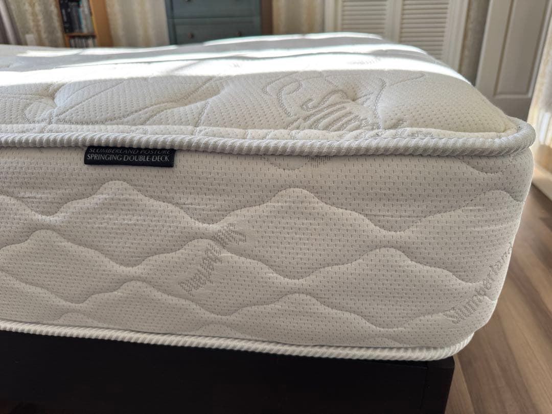 France Bed ベッドフレーム マットレス クイーンサイズ ロータイプ