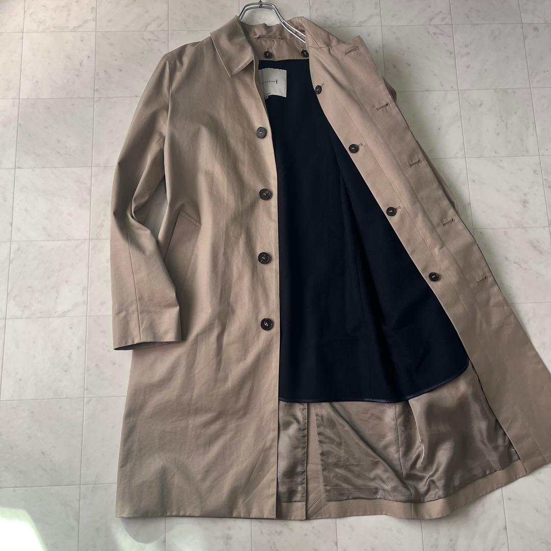 美品✨マッキントッシュ ウールライナー付 ステンカラーコート ダンケルド 38