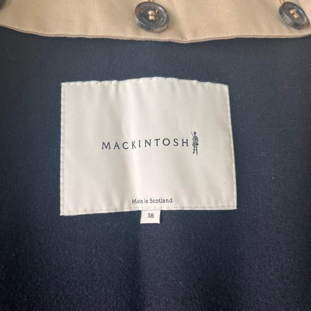 美品✨マッキントッシュ ウールライナー付 ステンカラーコート ダンケルド 38