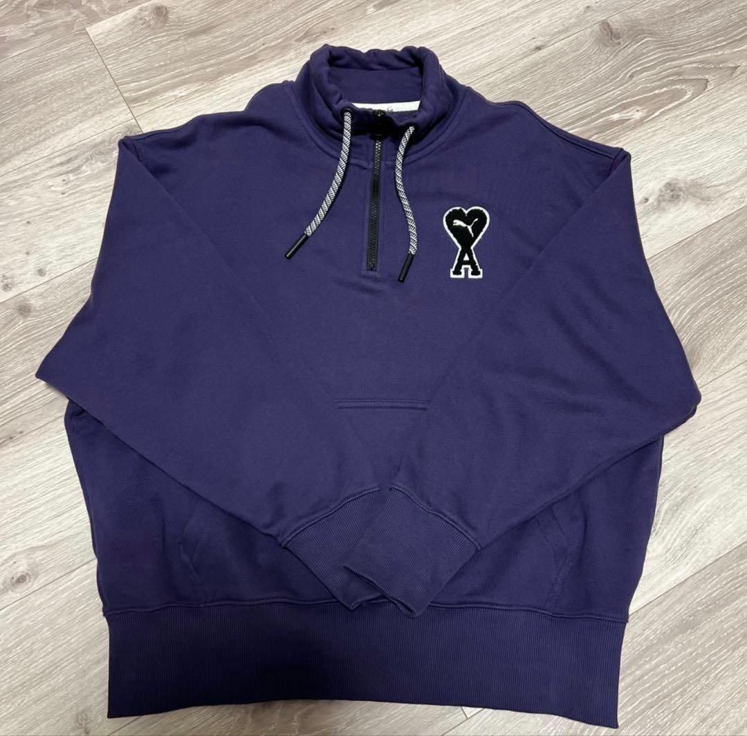 PUMA × AMI/プーマ×アミ HALF‐ZIP Lサイズ