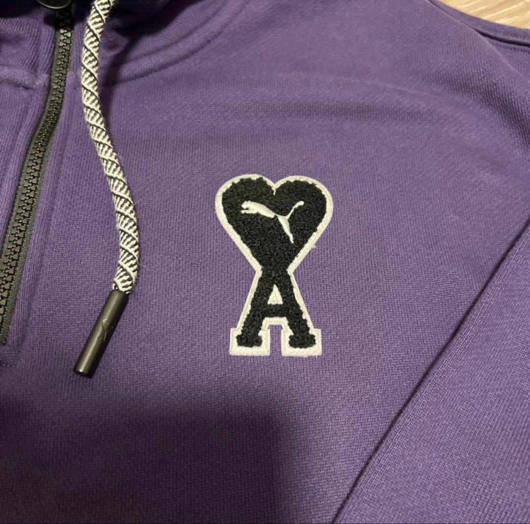 PUMA × AMI/プーマ×アミ HALF‐ZIP Lサイズ