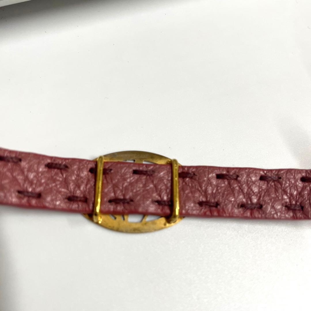 FENDI 革ベルト馬チャーム