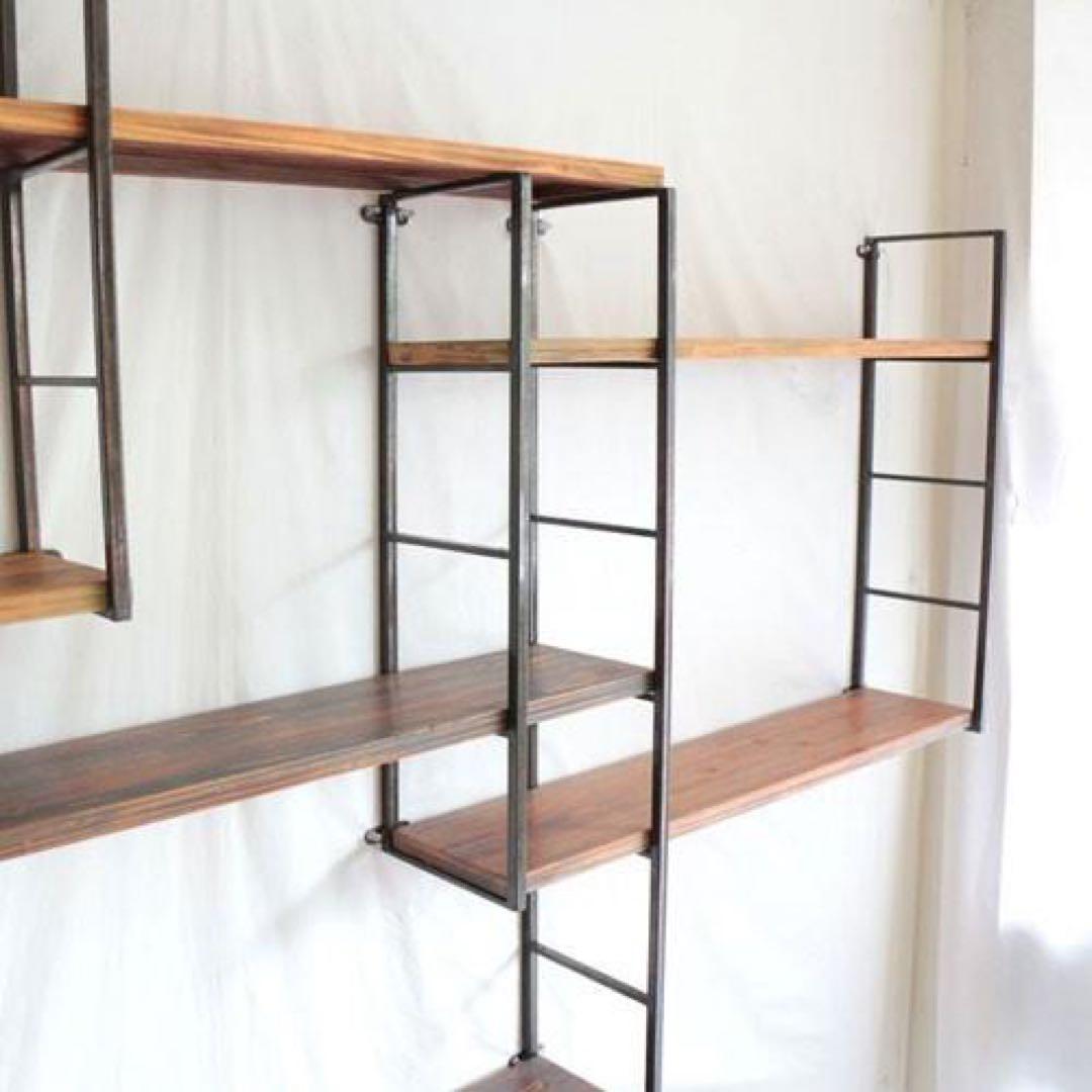 ウォールシェルフ ウォールラック 壁掛けシェルフ フリー スペース シェルフ