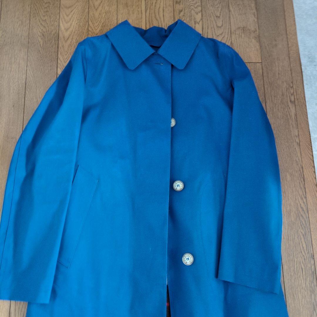 MACKINTOSH LONDON ステンカラーコート 青　サイズ36