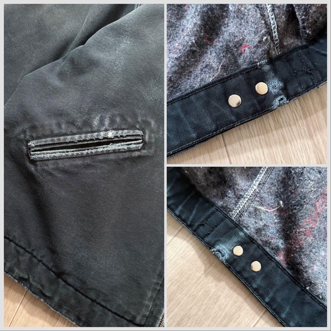 USA製！Carhartt デトロイトジャケット 50 ブラック J01BLK