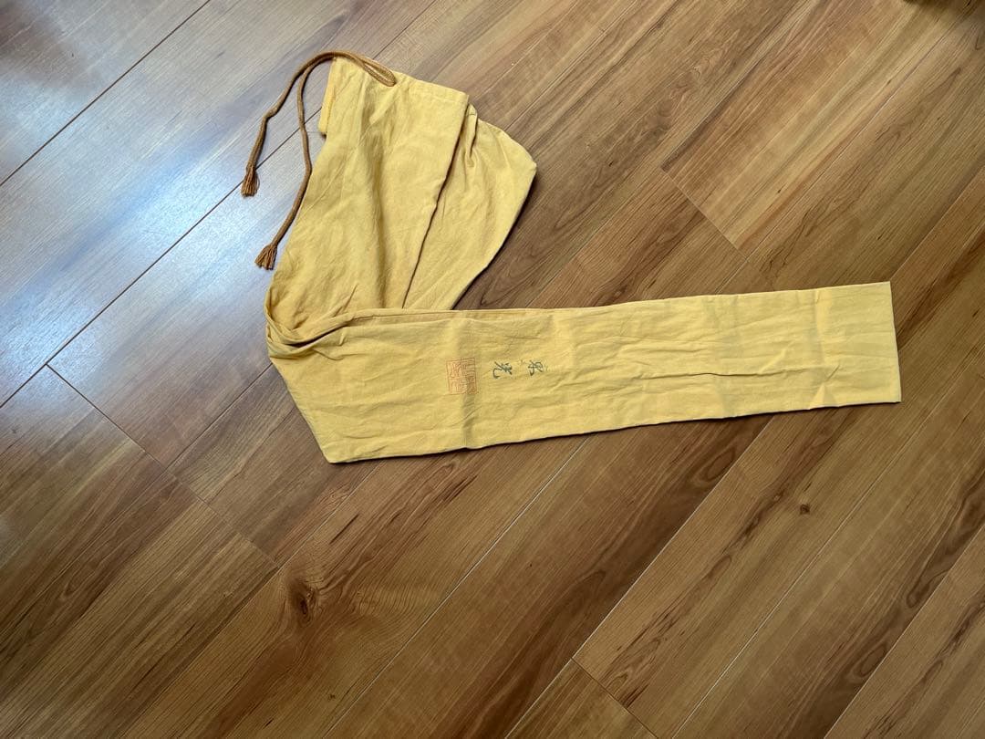 東光作　３本半継ぎ竹竿　石鯛竿