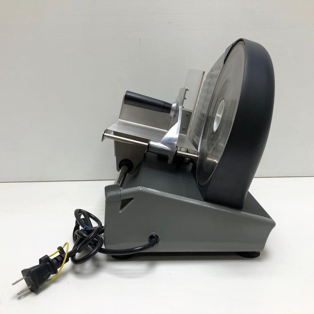 ミナト 家庭用ミートスライサーHMS-220 ブラック　ストレート刃 動作確認済