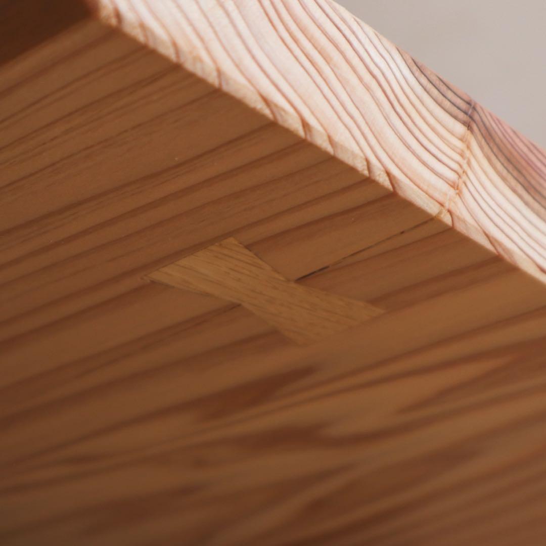 杉の黒脚ローテーブル 其の２