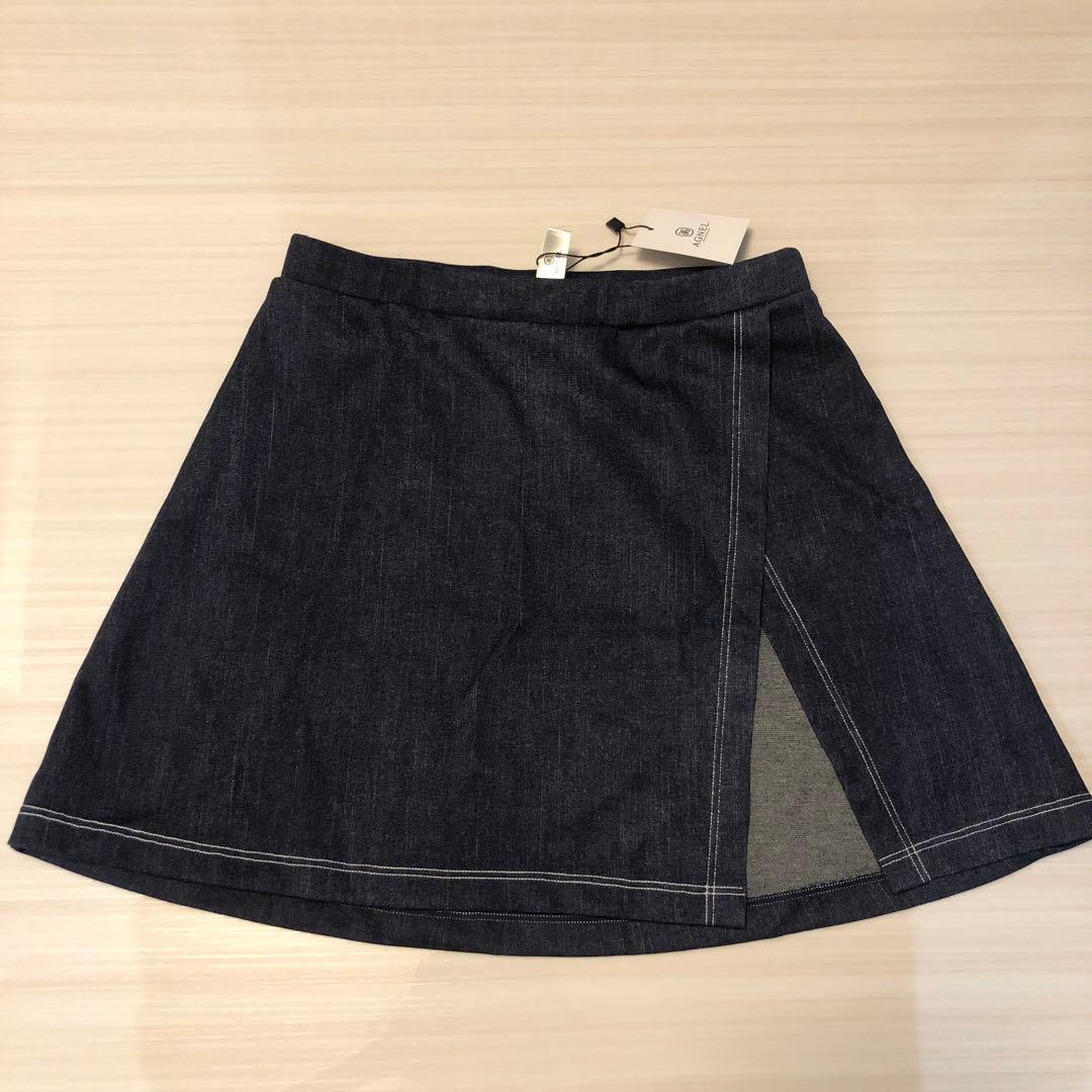 AGNEL デニム モノキニ スカート セット　水着