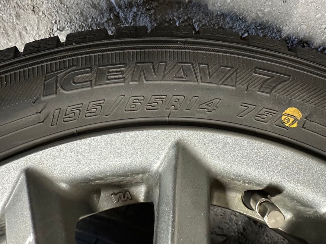ICENAVI 7 155/65r14 現行タントカスタム　 冬用タイヤ