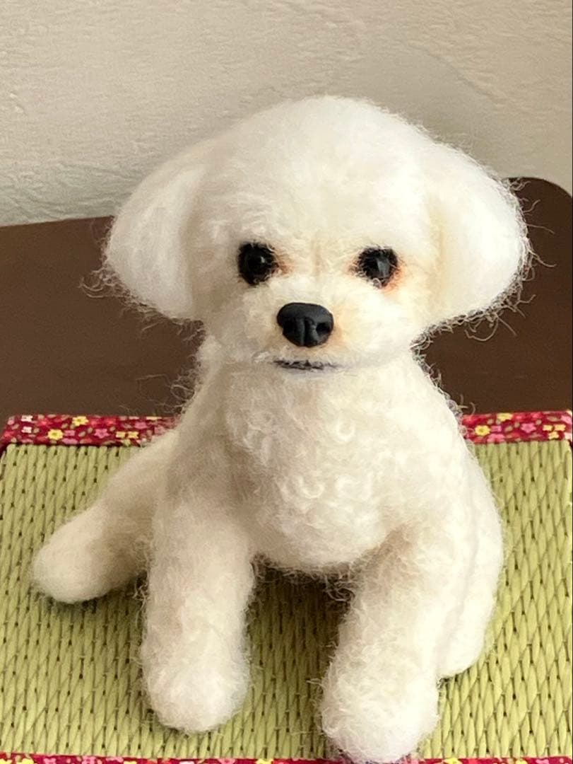 羊毛フェルト マルチーズ×チワワMIX犬