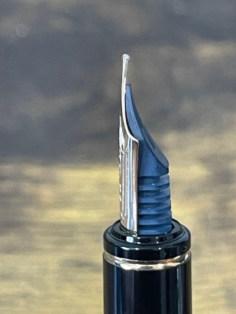 試筆のみ　初期型　グランセ　ルビーレッドマーブル　刻印　パイロット M 万年筆