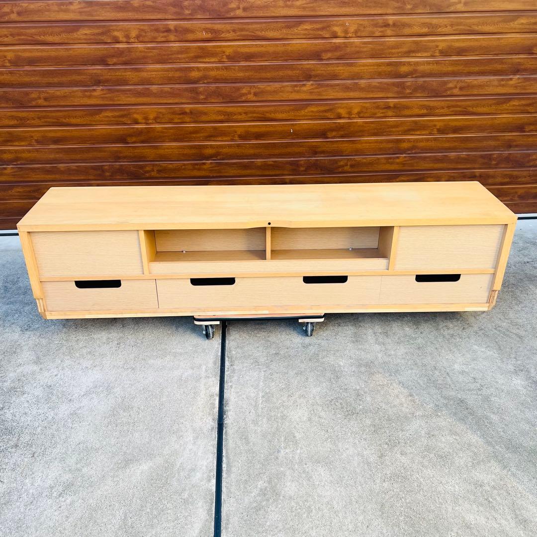 美品 カリモク テレビボード HU7288 オーク 購入価格34万