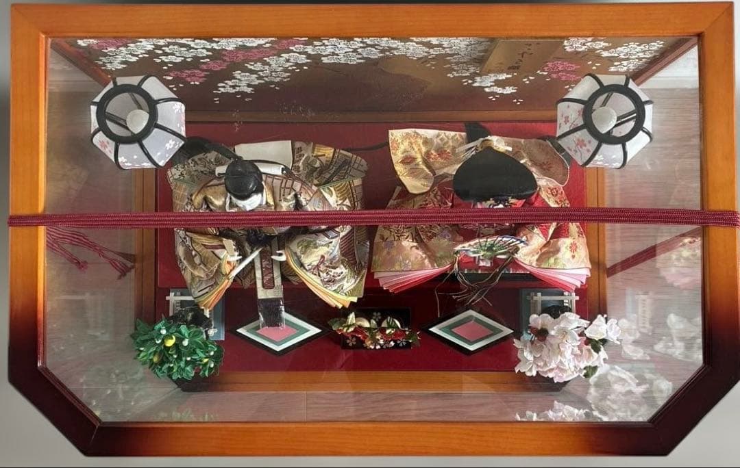 藤翁作 けんらん親王飾 アクリルケース入り 雛人形