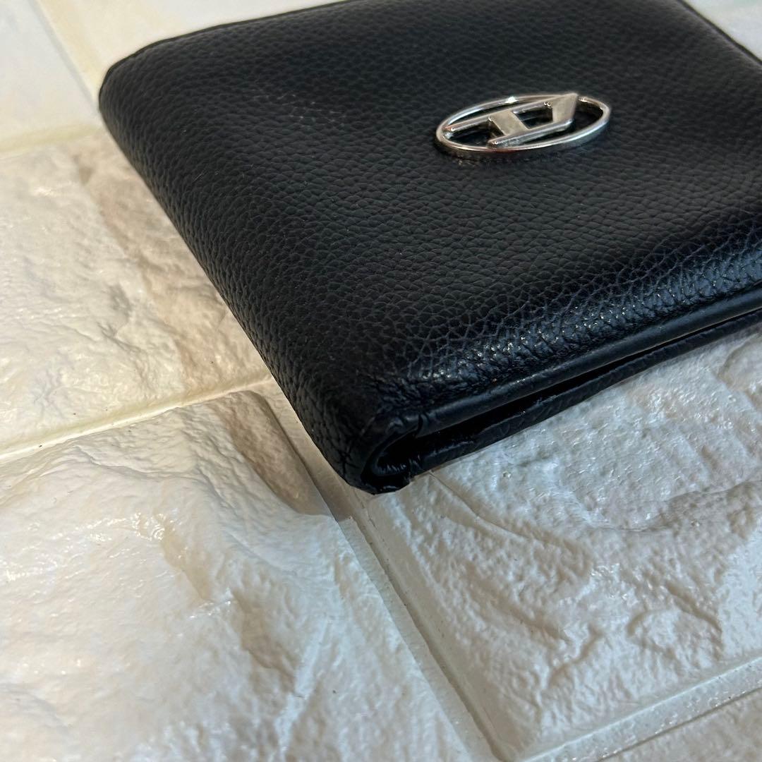 DIESEL ブラック　2つ折り財布