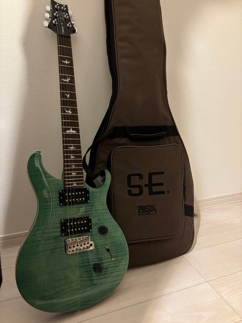 【美品】PRS SE custom24 エメラルドグリーン系
