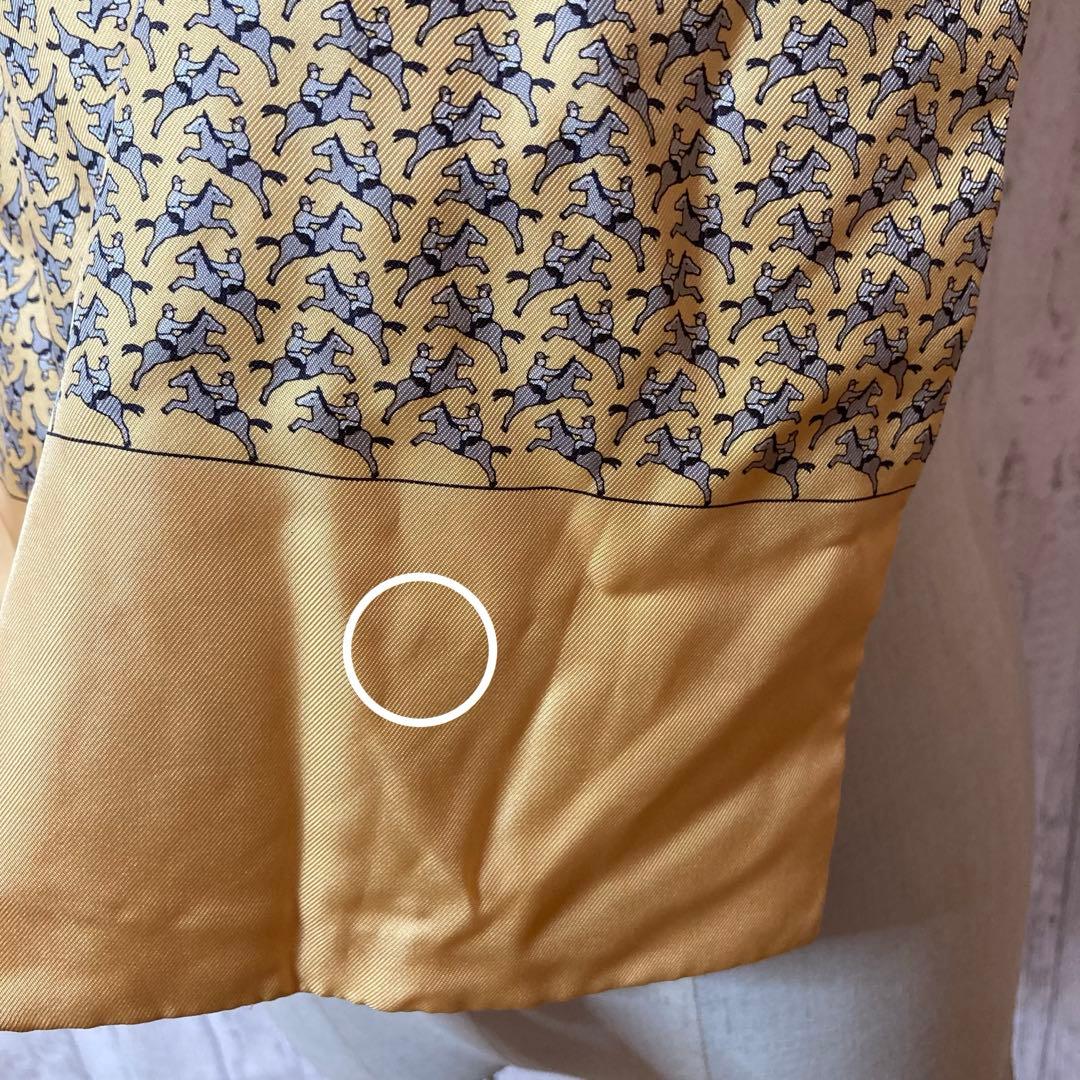 フランス製 90sヴィンテージ HERMES エルメス シルクスカーフ絹100%
