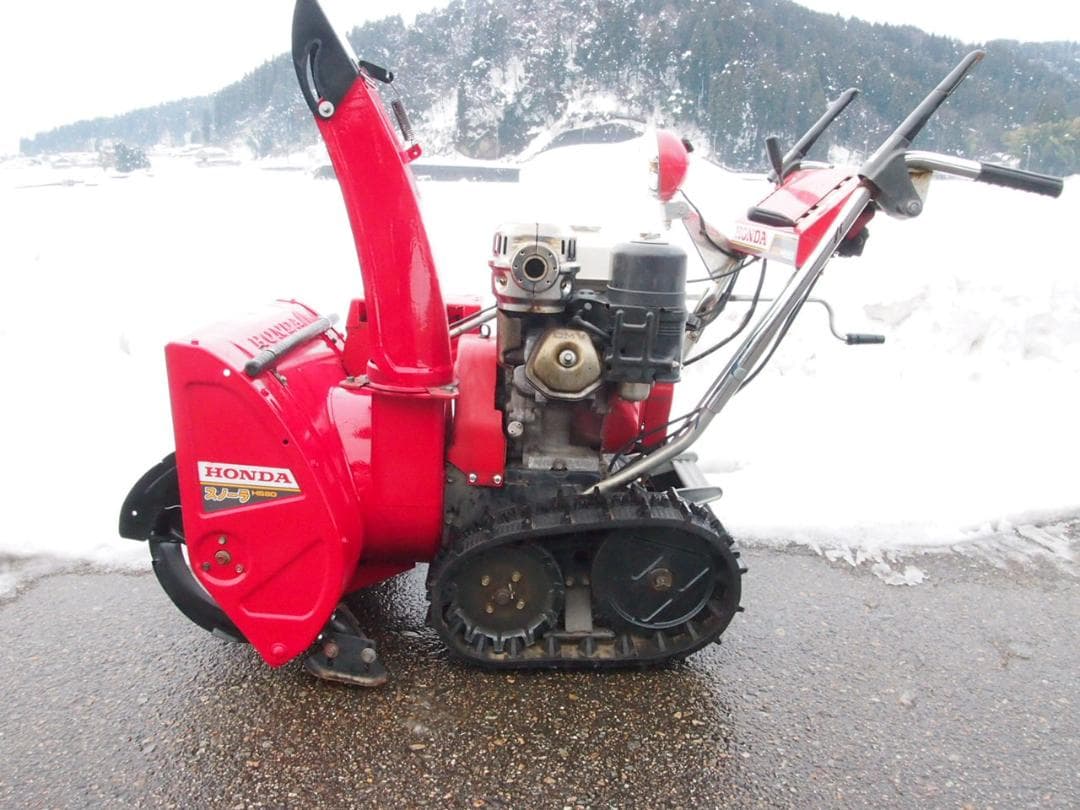 綺麗ホンダ除雪機ＨＳ８０雪飛びます！！HONDAバッテリー新品実動富山、石川金沢