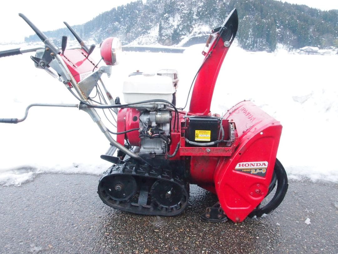 綺麗ホンダ除雪機ＨＳ８０雪飛びます！！HONDAバッテリー新品実動富山、石川金沢