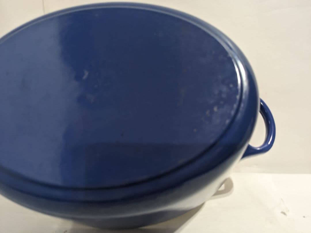 ル・クルーゼ　Le　Creuset　オーバル　ブルー　25cm