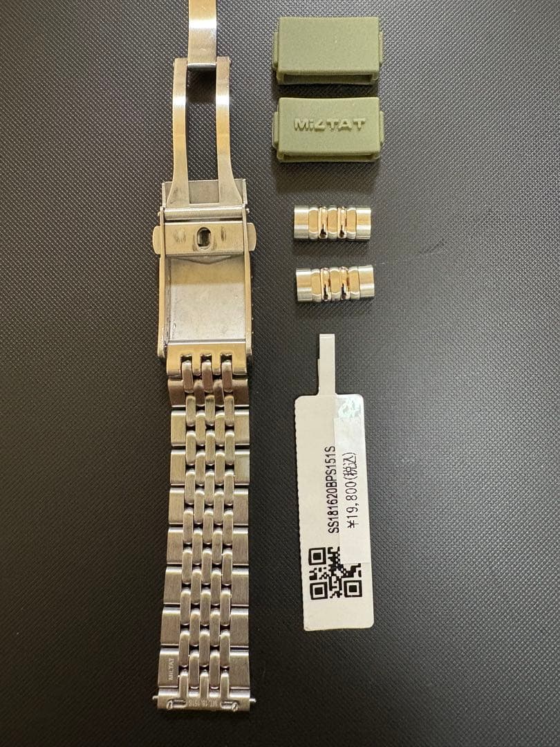 タイコノート　MiLAT Goma BOR ブレスレット　 ラグ幅18mm