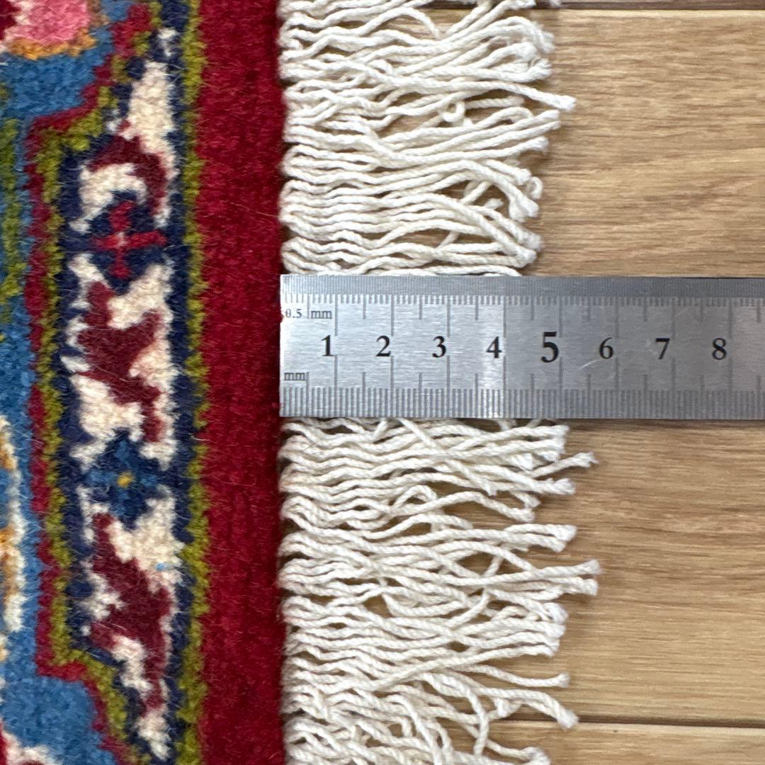 手織りペルシャ絨毯　未使用に近い　カシャーン産　302×217 ラグ、カーペット