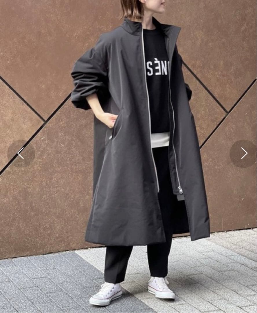 Spick & Span 中綿ボリュームスリーブロングコート38クリーニング済み