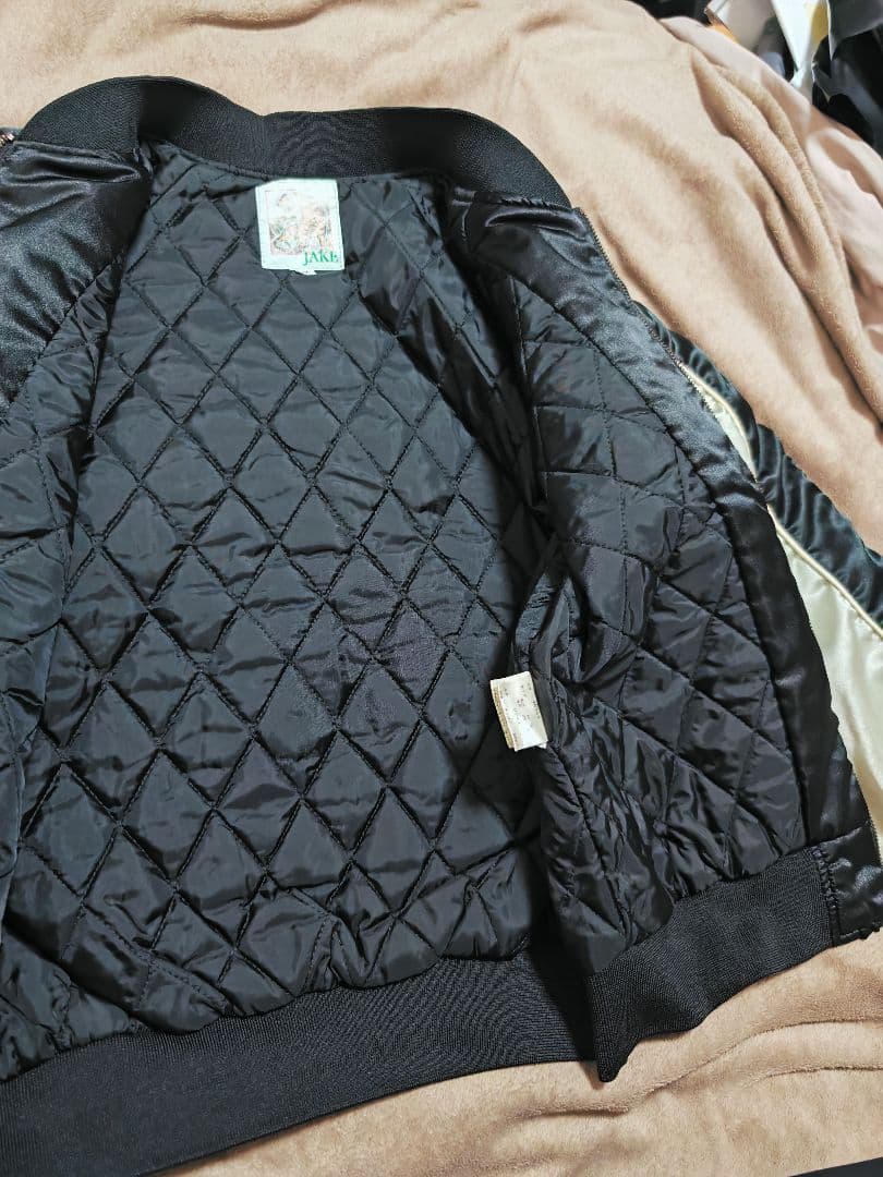 日本 JAKE 限定 ワシ スカジャン unisex サテン vintage