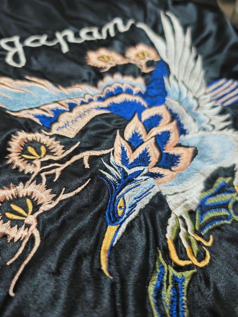 日本 JAKE 限定 ワシ スカジャン unisex サテン vintage