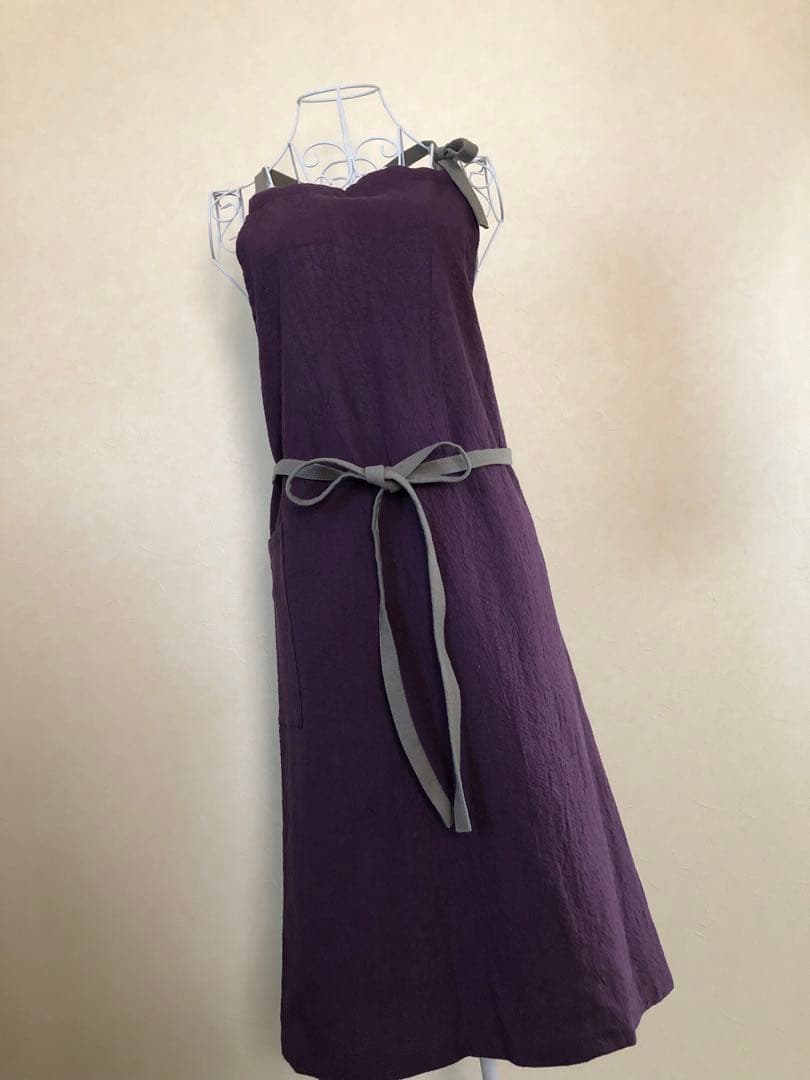 ハンドメイド　エプロン　真です。