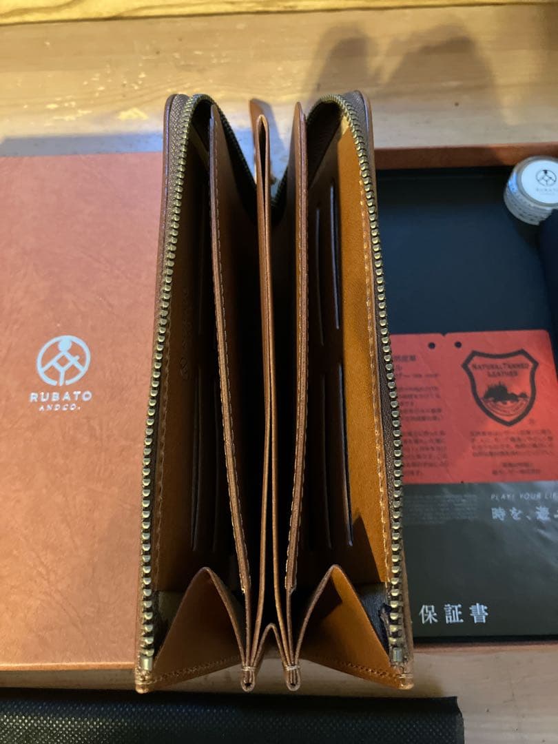 RUBATO&CO. ・ルバートアンドコー・ 栃木レザー　新品　未使用品