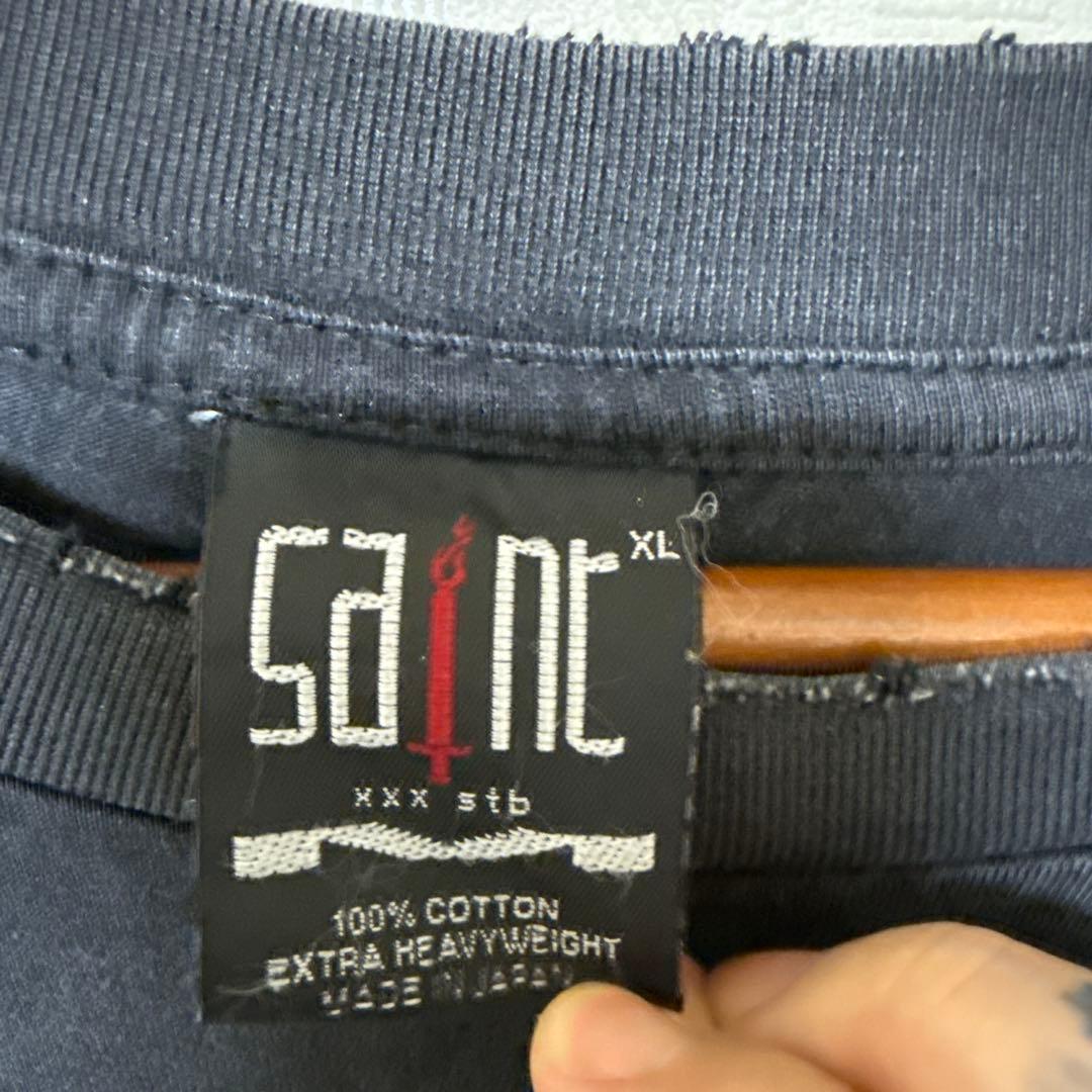 SAINT MICHAEL美品 XL長袖KLF ダークグレー Tシャツ