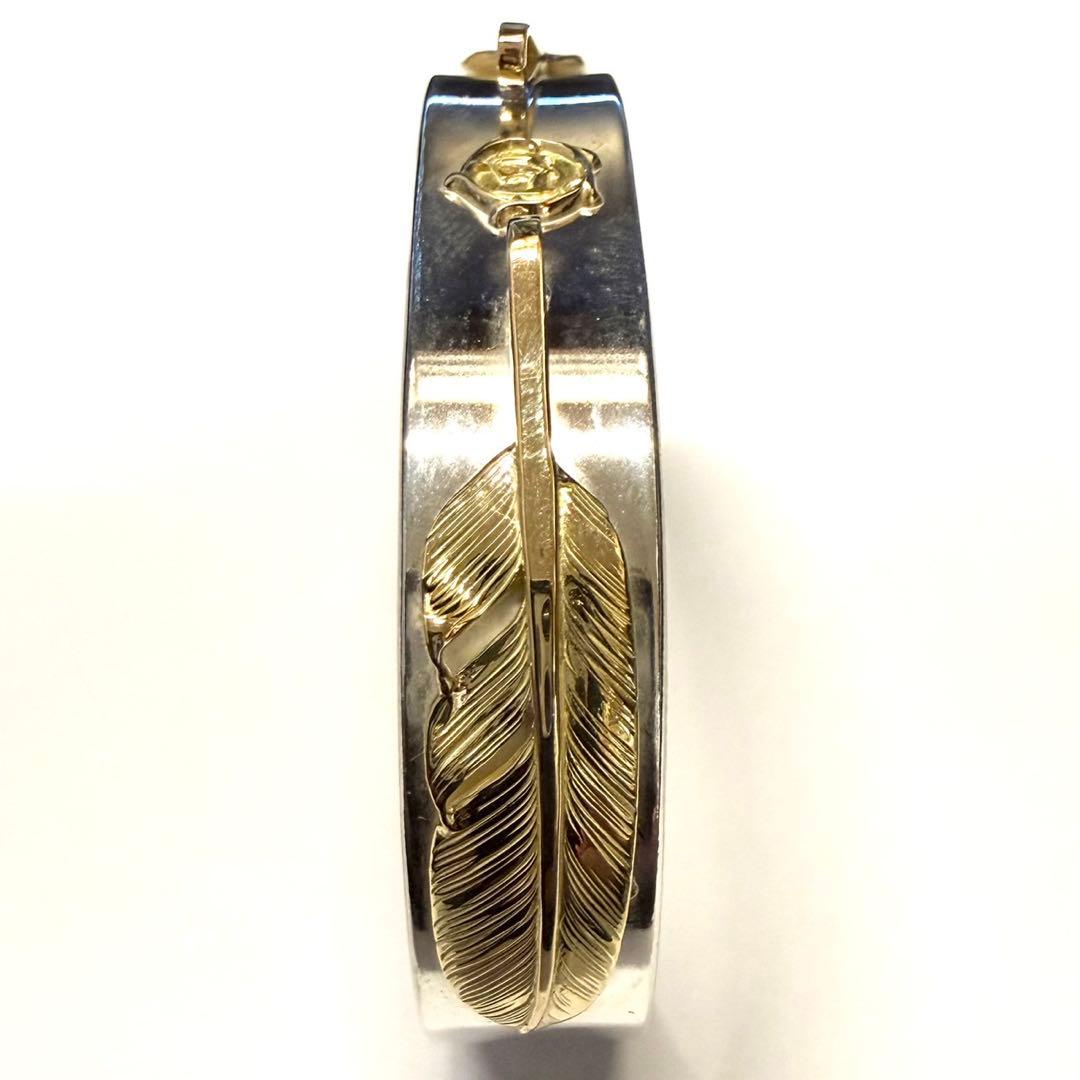 鷲見太郎 washimi tato 12mmバングル Mサイズ 18Kフェザー