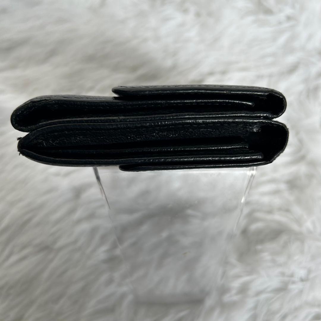 最終値下げ！CHANEL ブラック 二つ折り財布　ココマーク