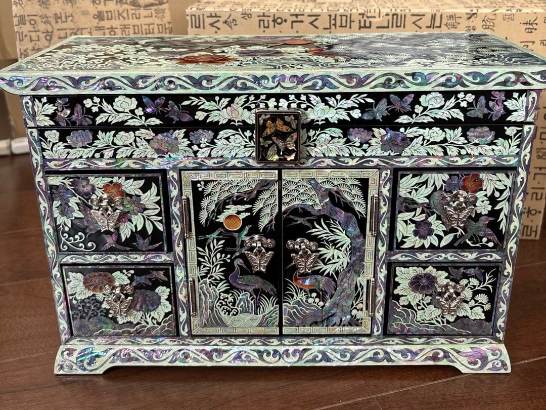 韓国螺鈿　ジュエリーボックス