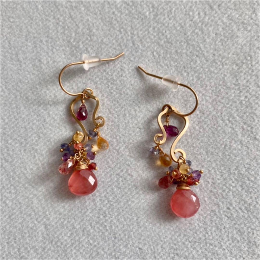 【最終値下げ】atelier Nanako　アトリエナナコ　天然石　ピアス