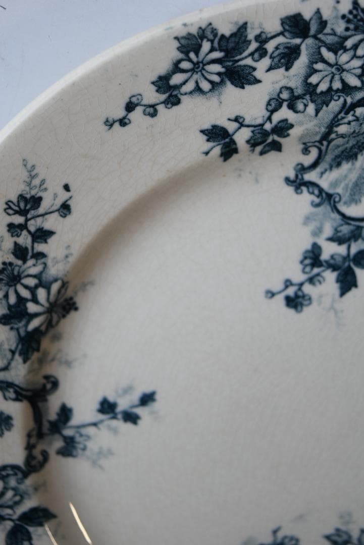 美品ショワジー・ル・ロワ　ポンパドール平皿　フランスアンティーク