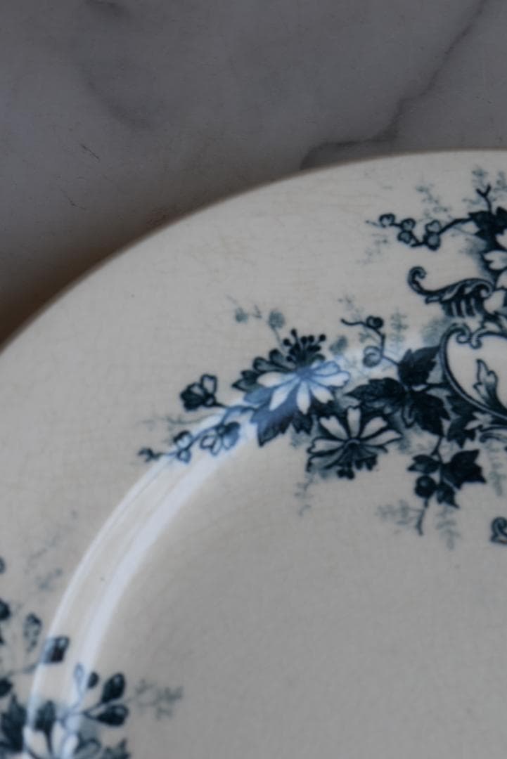 美品ショワジー・ル・ロワ　ポンパドール平皿　フランスアンティーク