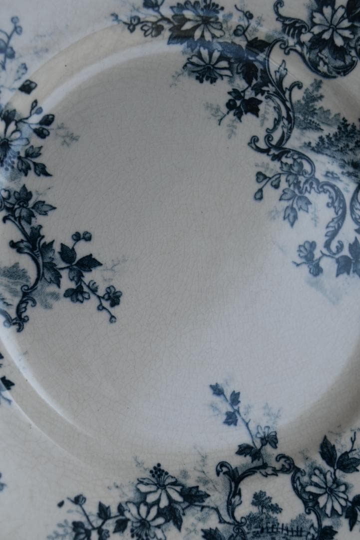 美品ショワジー・ル・ロワ　ポンパドール平皿　フランスアンティーク