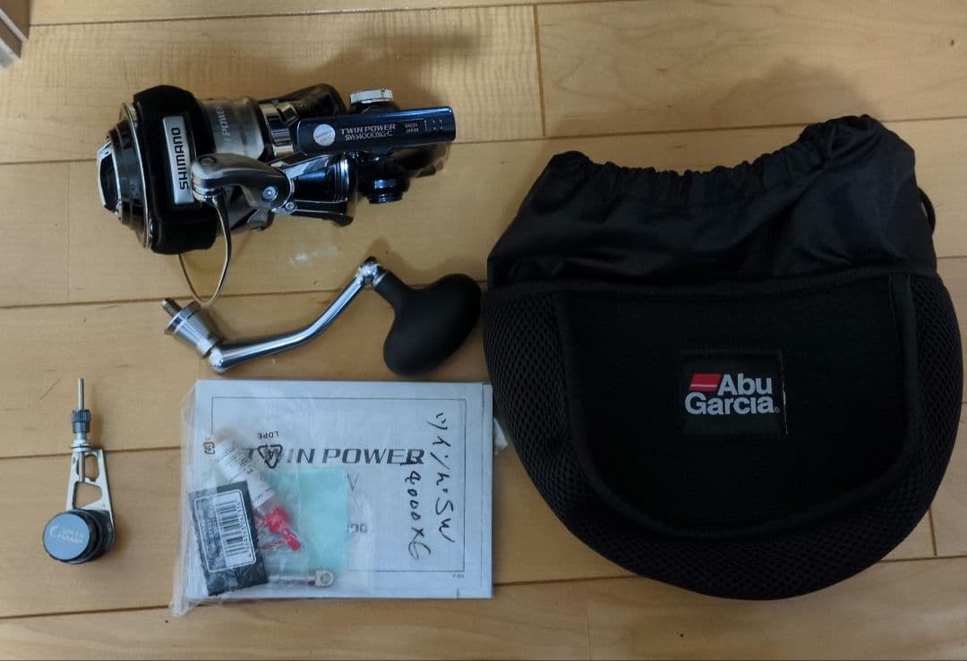マ*ジ様 SHIMANO ツインパワーSW14000XG　袋、ノッター、スプール