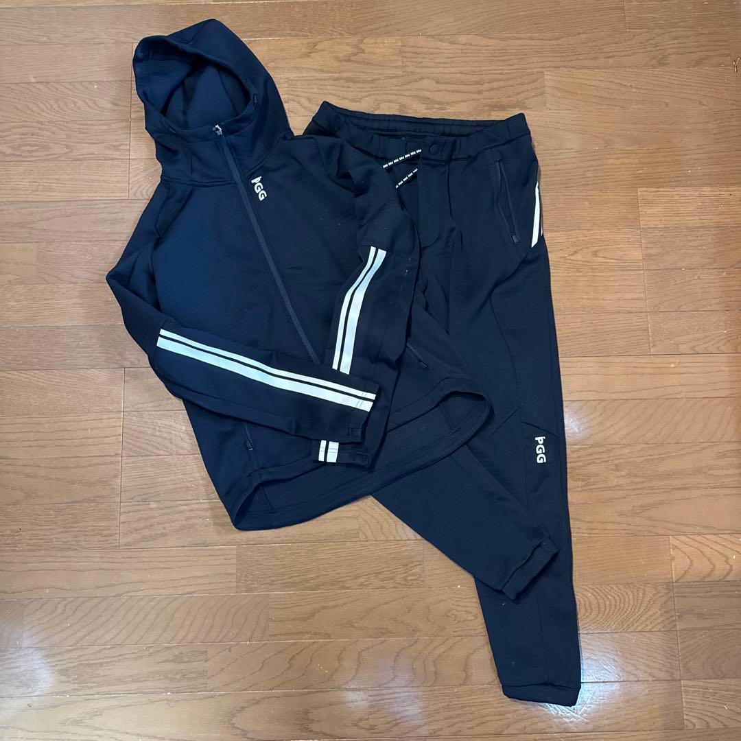 パーリーゲイツ PGG pearly gates 冬用厚手 ジャージセットアップ