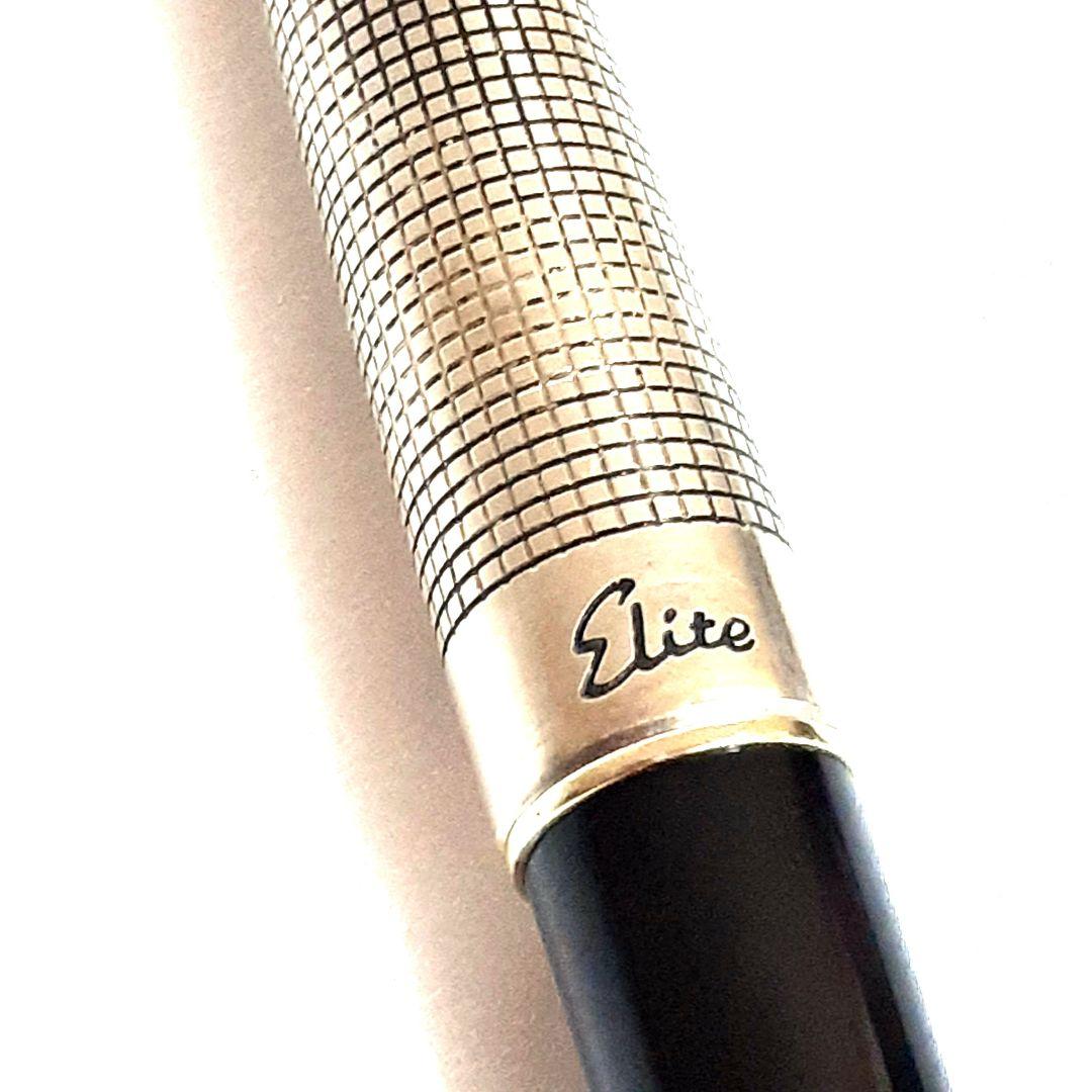 パイロット 万年筆 エリート スターリングシルバー ペン先18K‐WG 訳あり