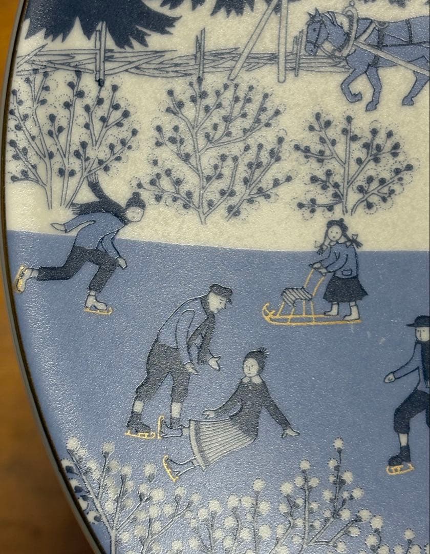 ARABIA ウオシッキネン 1982年クリスマスプレート(イヤープレート)